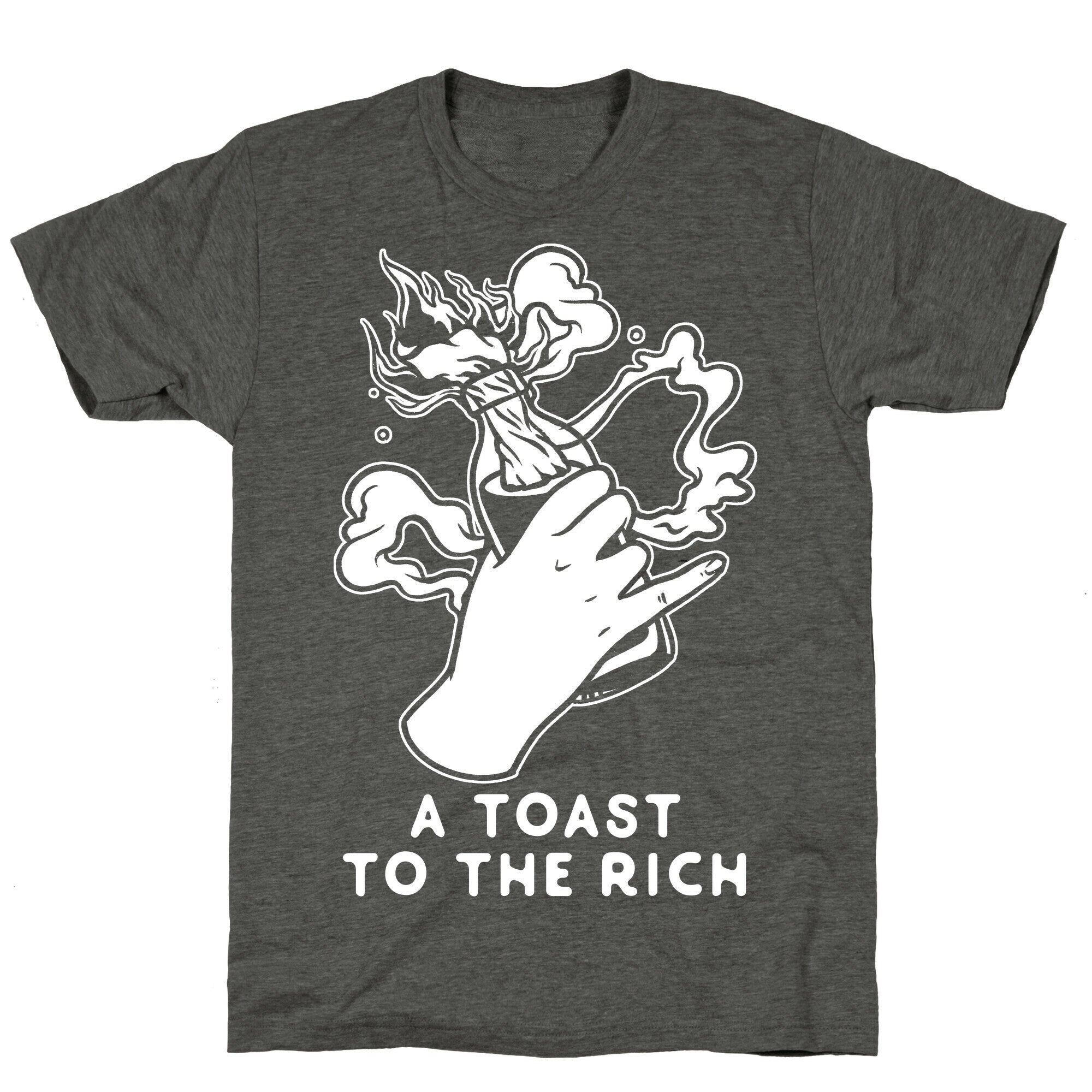 A Toast To The Rich Unisex Triblend Tee